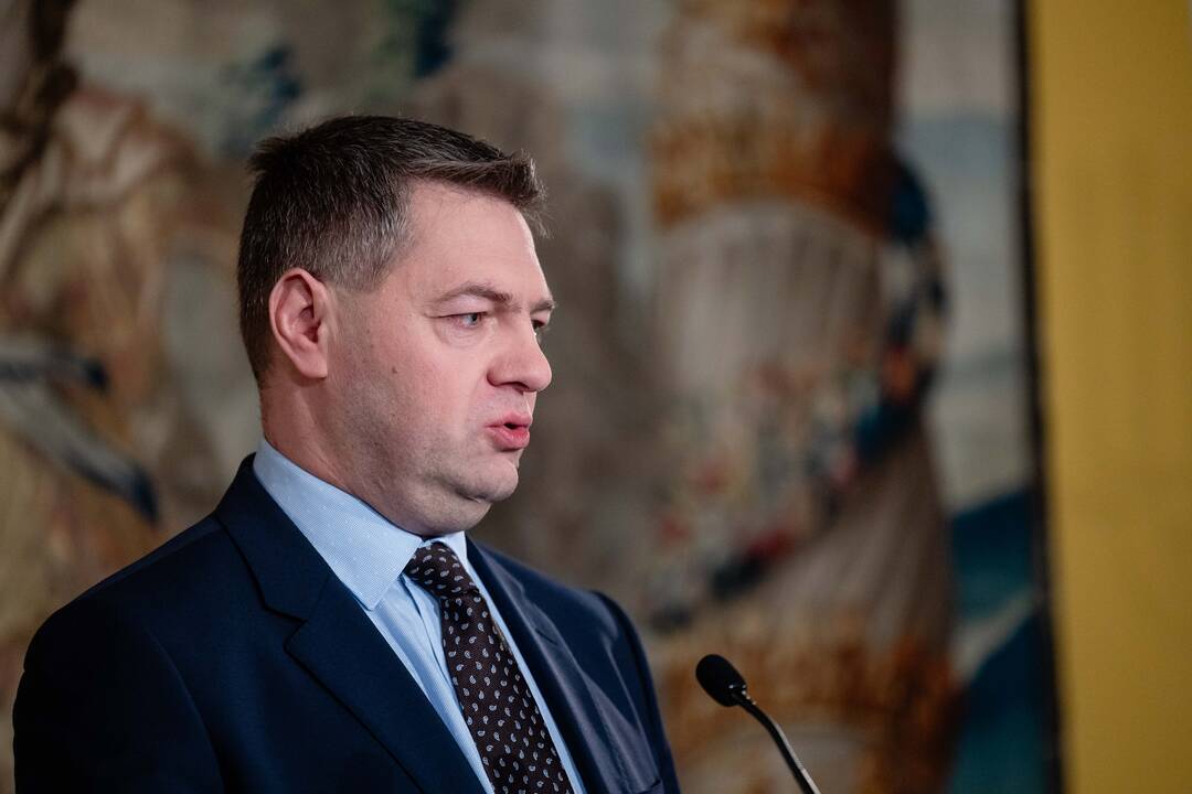 A. Mazuronio porinkiminė spaudos konferencija.