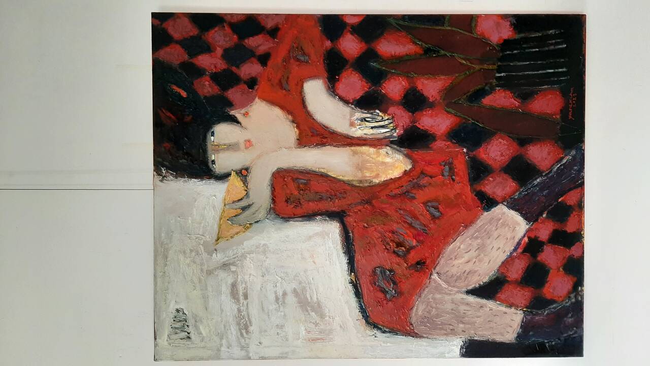 Padovanojo. 100x70 drobė, aliejus, 2017 m.