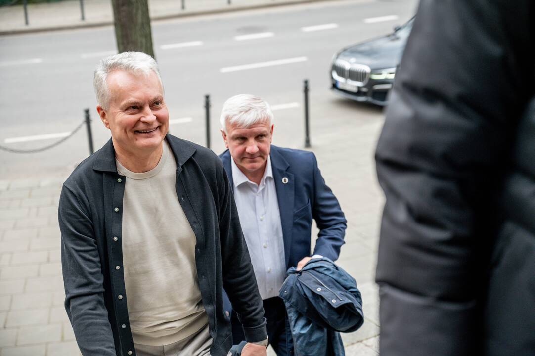 G. Nausėda Kaune susitiko su parašų loterijos nugalėtojais