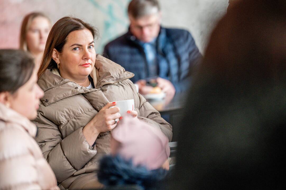 G. Nausėda Kaune susitiko su parašų loterijos nugalėtojais
