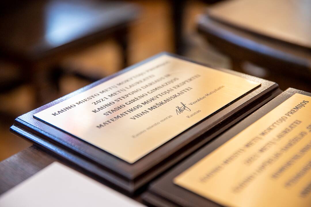 Apdovanoti Kauno mokytojai