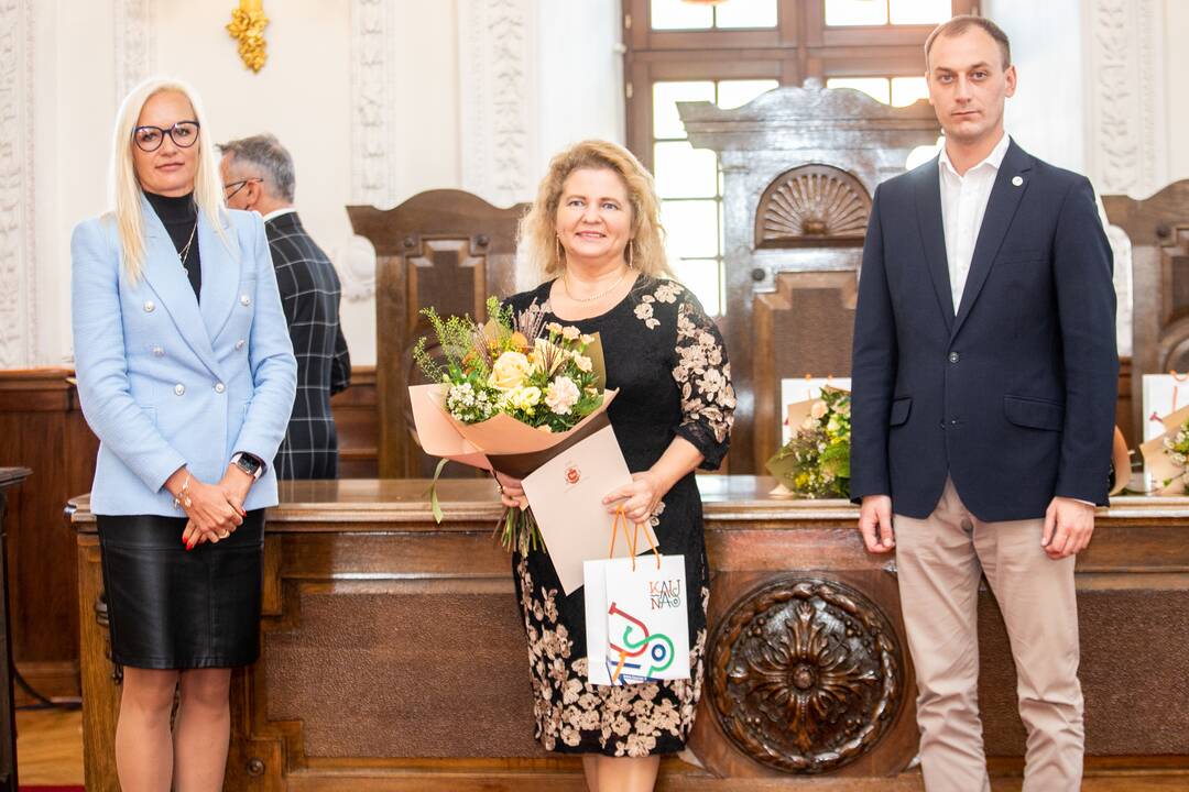 Apdovanoti Kauno mokytojai