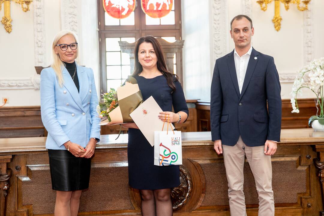 Apdovanoti Kauno mokytojai