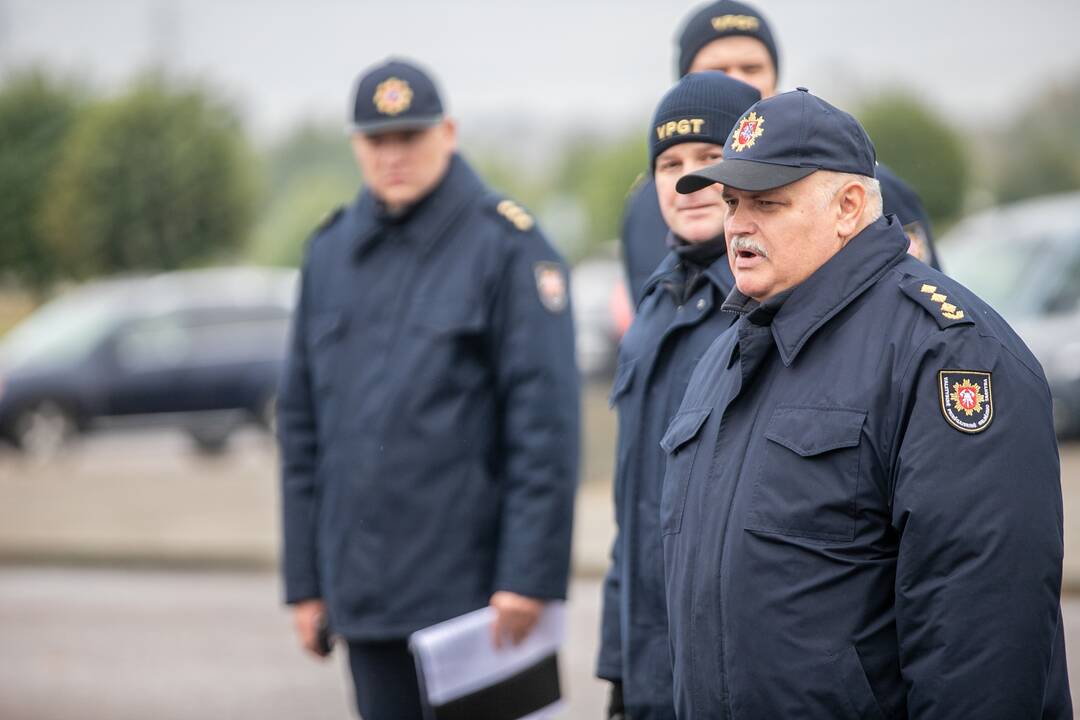 Ugniagesių pratybos IX forte