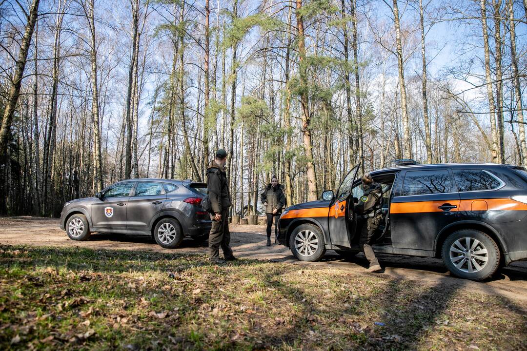 Aplinkosaugininkų surengtas keturračių reidas