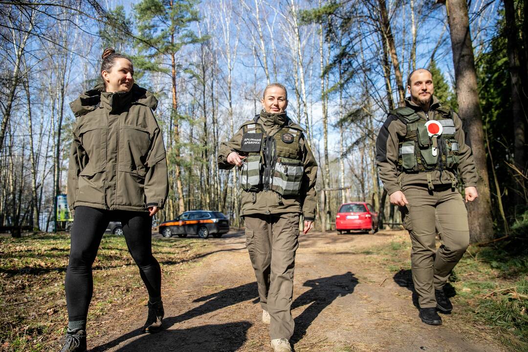 Aplinkosaugininkų surengtas keturračių reidas