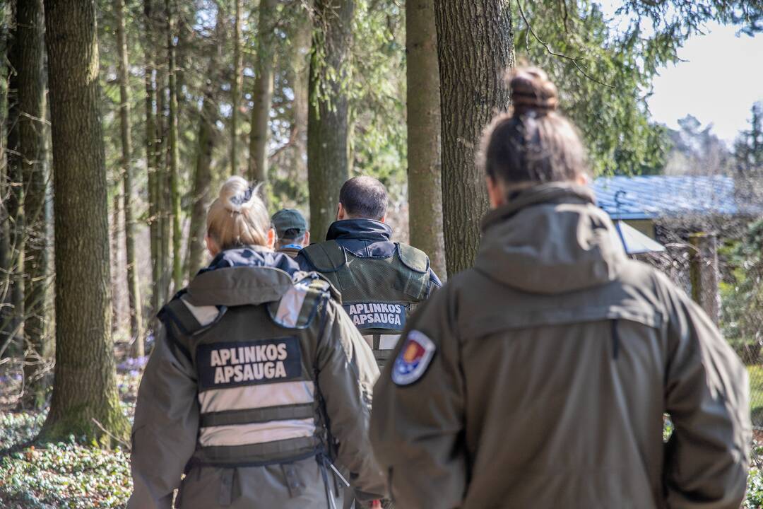 Aplinkosaugininkų surengtas keturračių reidas