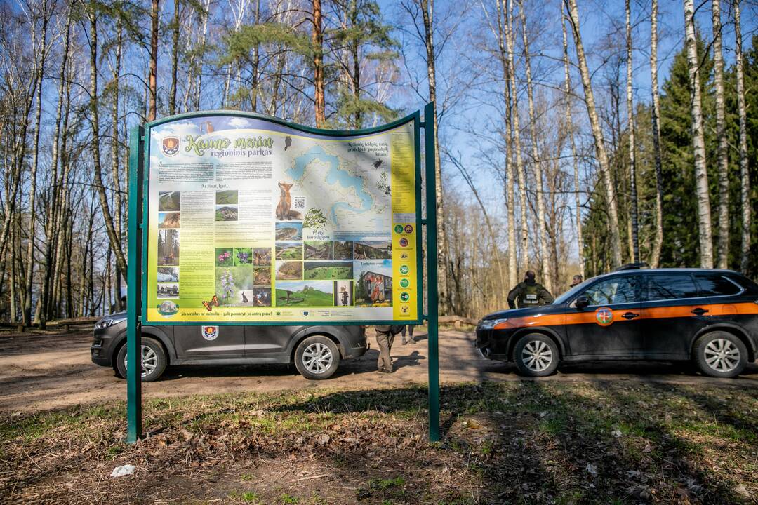 Aplinkosaugininkų surengtas keturračių reidas