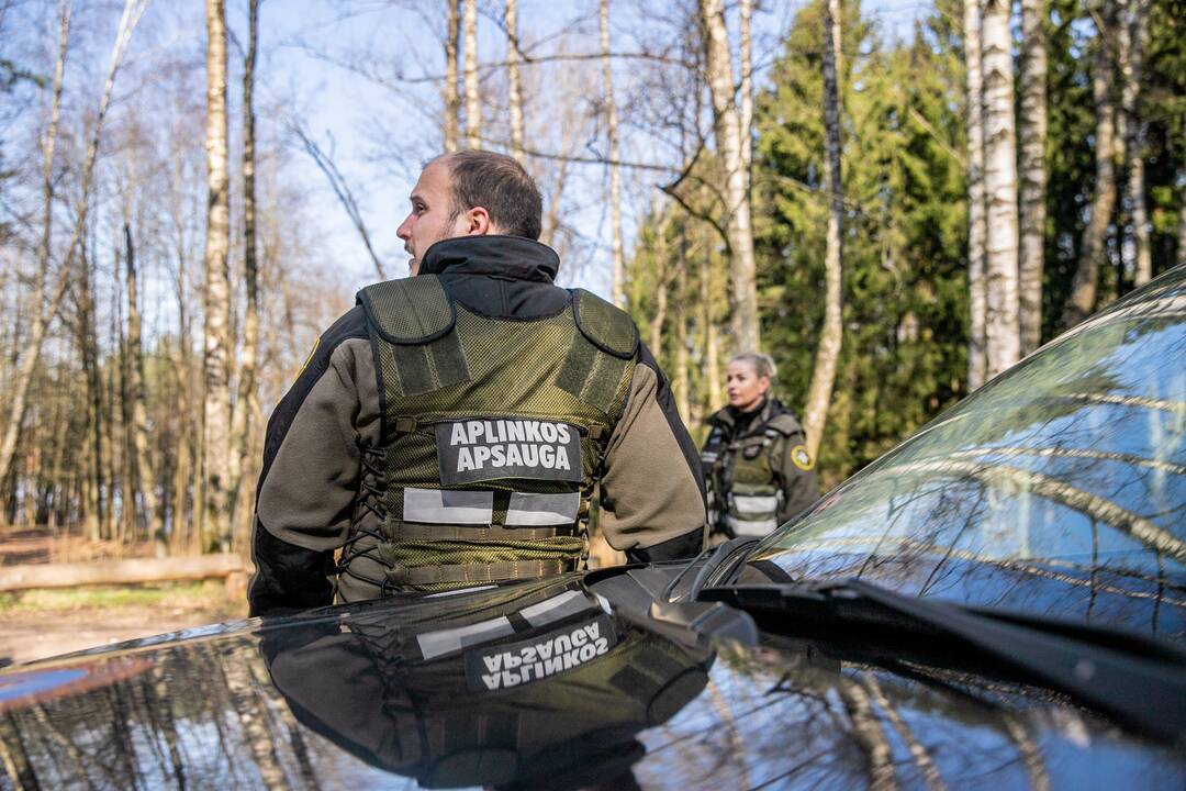 Aplinkosaugininkų surengtas keturračių reidas