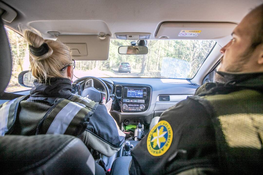 Aplinkosaugininkų surengtas keturračių reidas