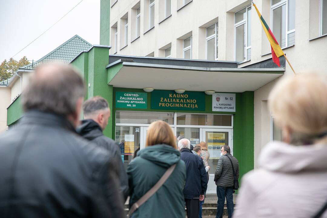 Kauniečiai renka naują Seimą (balsavimas rinkimų antrajame ture)