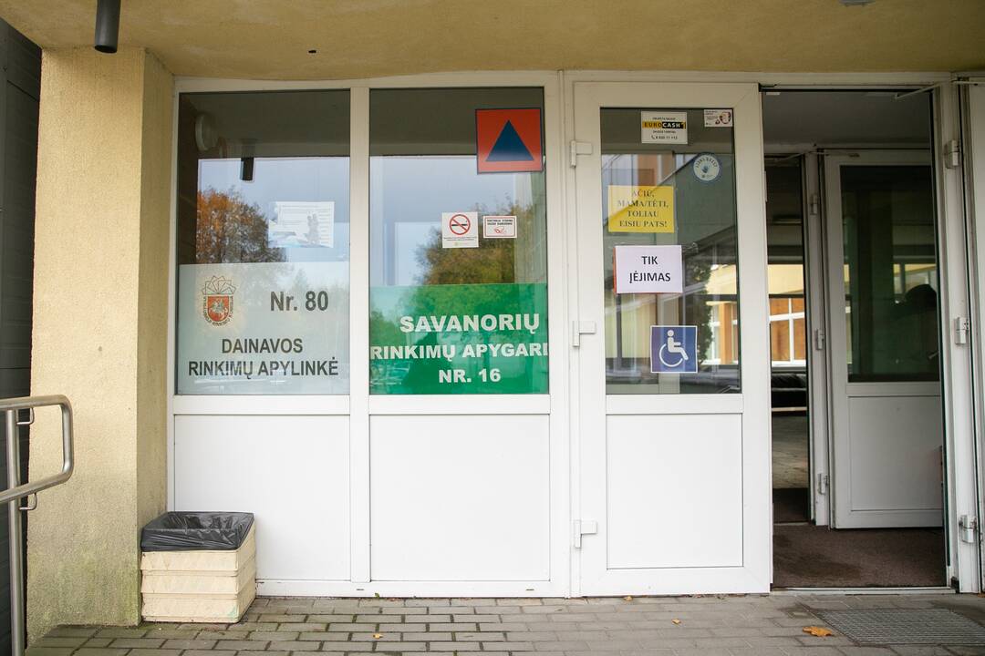Kauniečiai renka naują Seimą (balsavimas rinkimų antrajame ture)