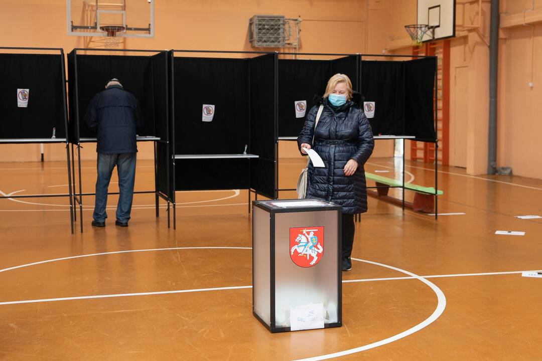 Kauniečiai renka naują Seimą (balsavimas rinkimų antrajame ture)