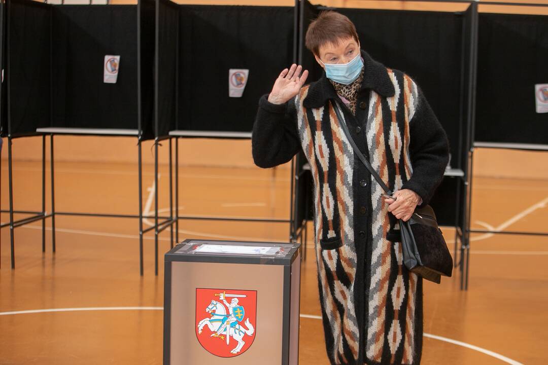 Kauniečiai renka naują Seimą (balsavimas rinkimų antrajame ture)