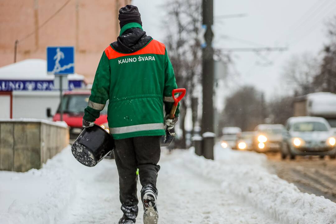 Kaunas po stipraus snygio