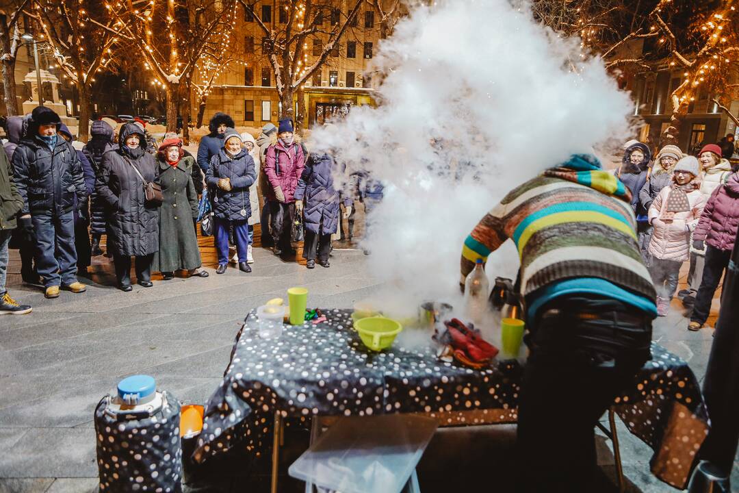  Kaune įžiebta didžioji Chanukos menora