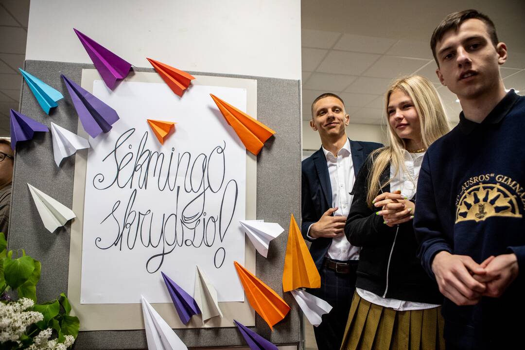 Paskutinio skambučio šventė „Aušros“ gimnazijoje