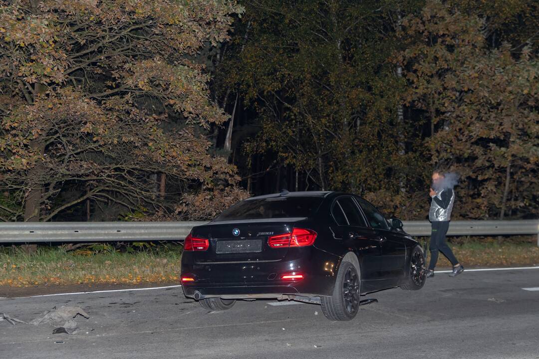 Masinė avarija Kaune: susidūrė keturi automobiliai