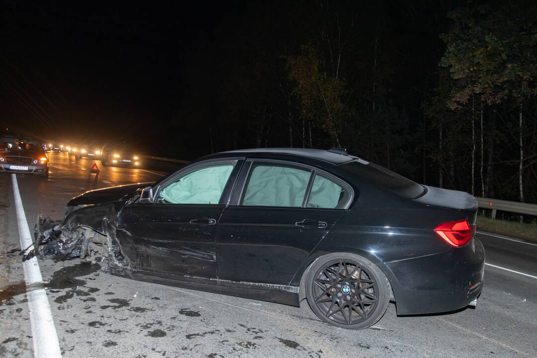 Masinė avarija Kaune: susidūrė keturi automobiliai