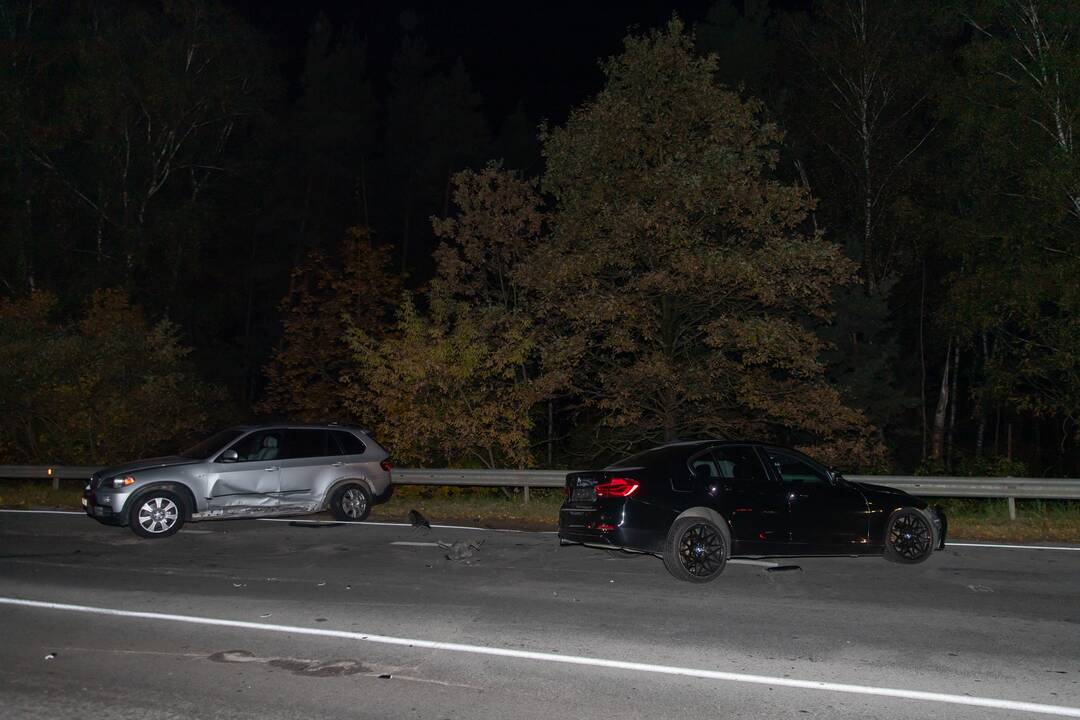 Masinė avarija Kaune: susidūrė keturi automobiliai