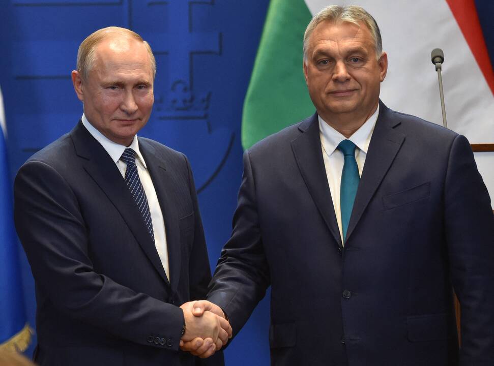 Vladimiras Putinas ir Viktoras Orbanas
