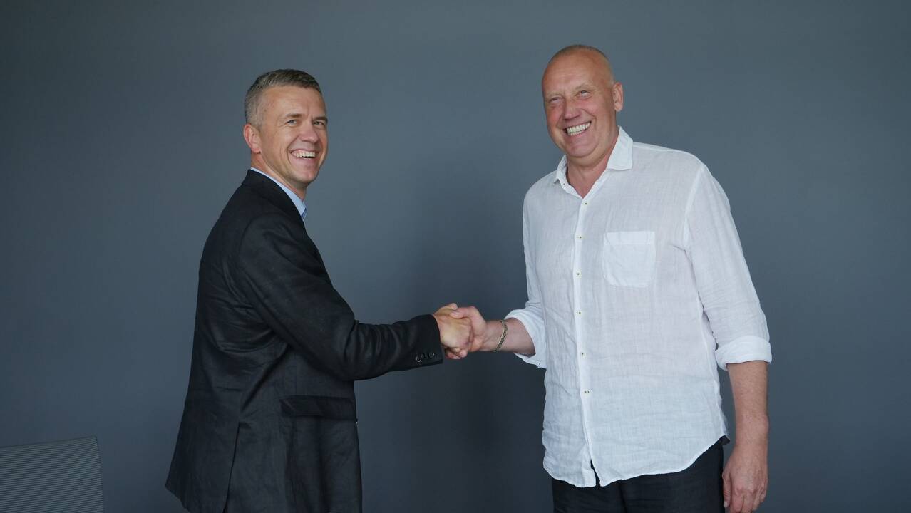 Andrius Žiauberis ir Rimas Kurtinaitis