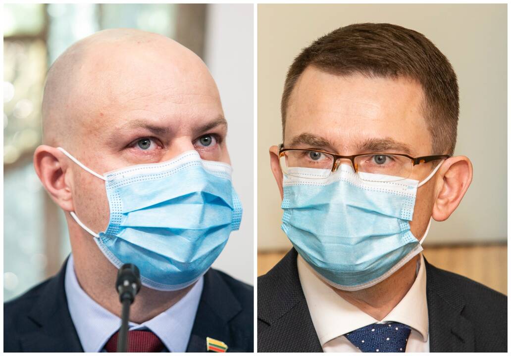 Iš kairės: Aurelijus Veryga ir Arūnas Dulkys