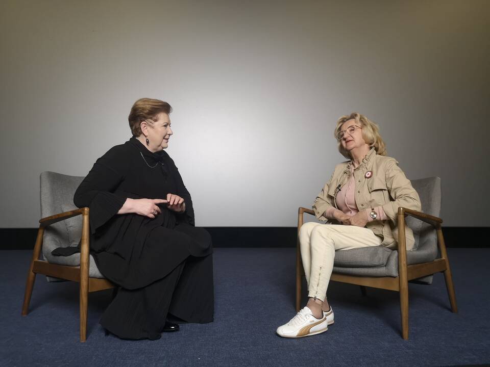 Iš kairės: Larisa Kalpokaitė ir Irena Elena Zinkevičienė