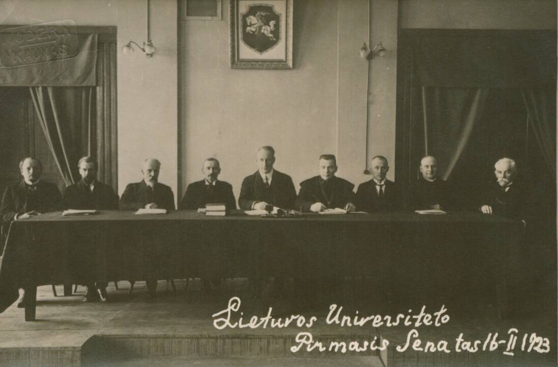 Pasiekimas: A.Kulakauskas akcentuoja, kad nuo nulio sukurtas universitetas per trumpą laiką tapo europinio lygio.