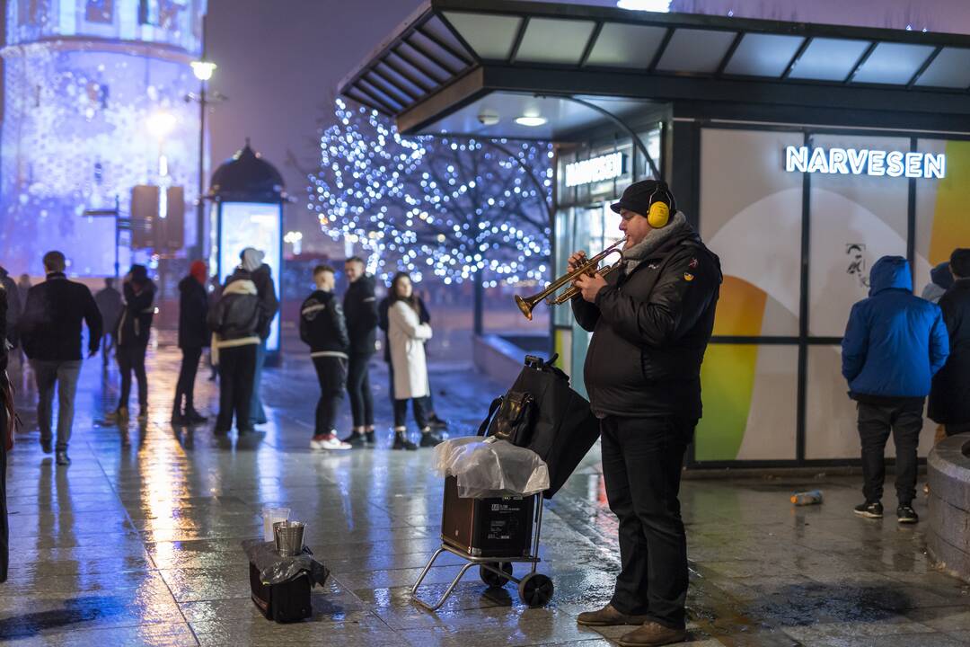 Vilnius pasitiko Naujuosius metus