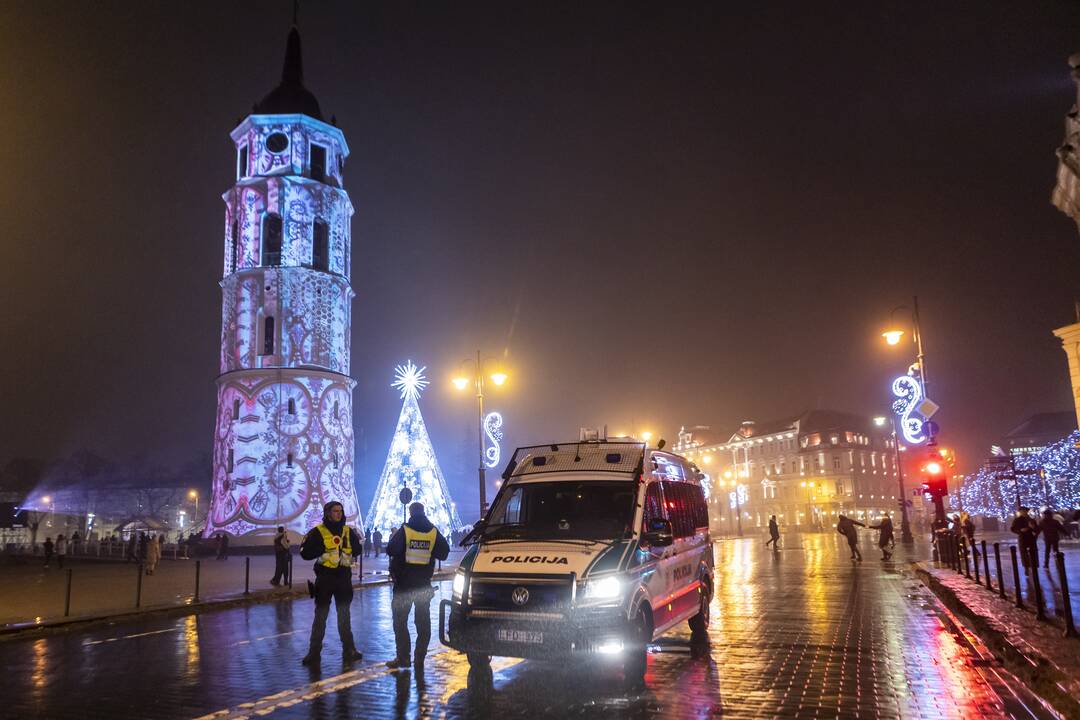 Vilnius pasitiko Naujuosius metus