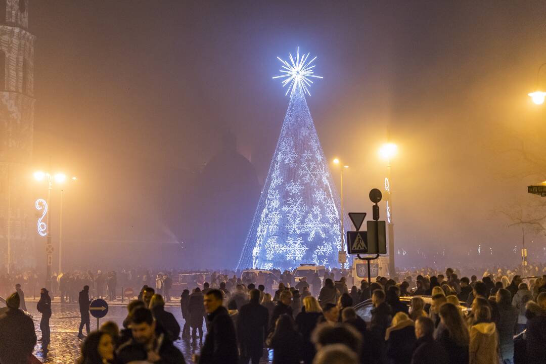 Vilnius pasitiko Naujuosius metus