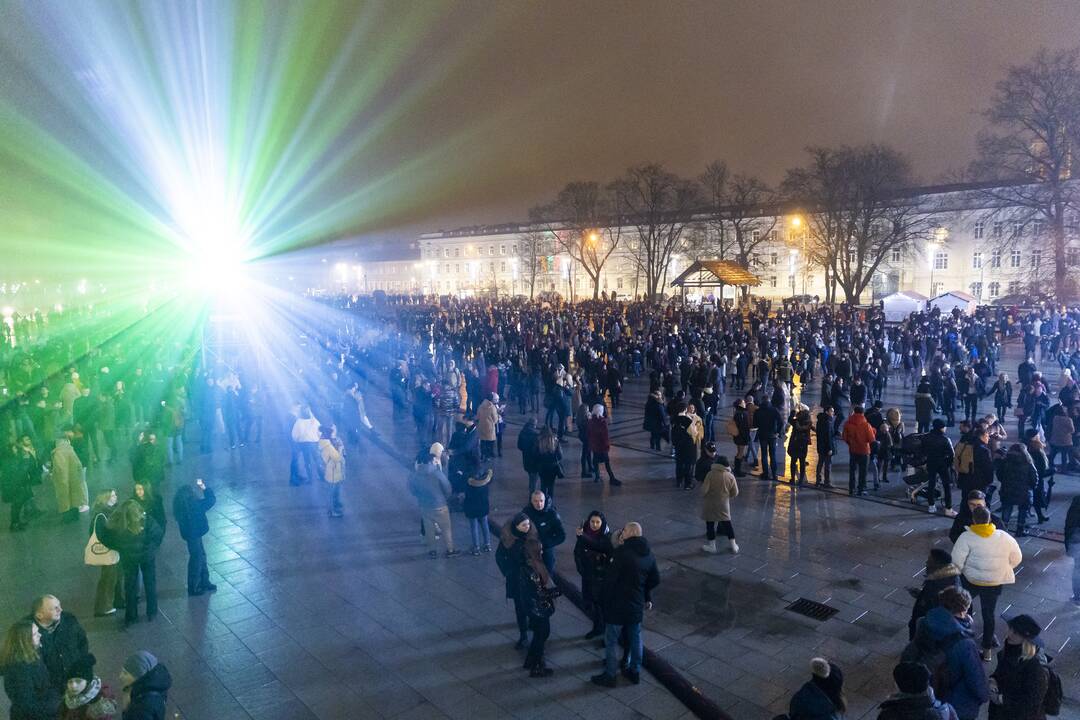 Vilnius pasitiko Naujuosius metus