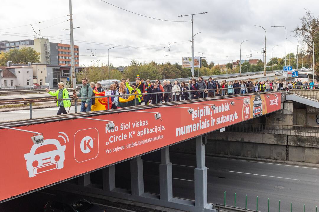 Mokytojų streikas prie Vyriausybės