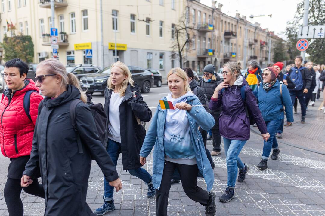 Mokytojų streikas prie Vyriausybės