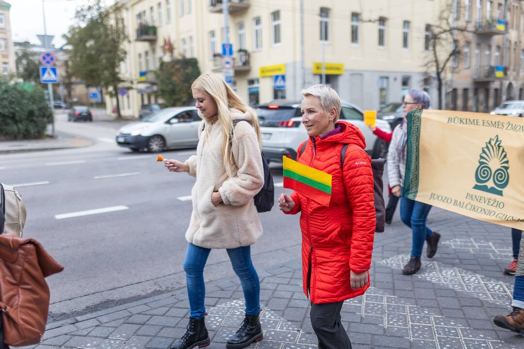 Mokytojų streikas prie Vyriausybės
