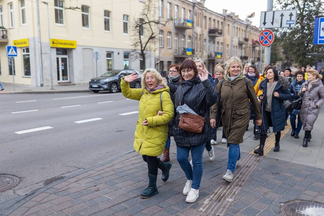 Mokytojų streikas prie Vyriausybės