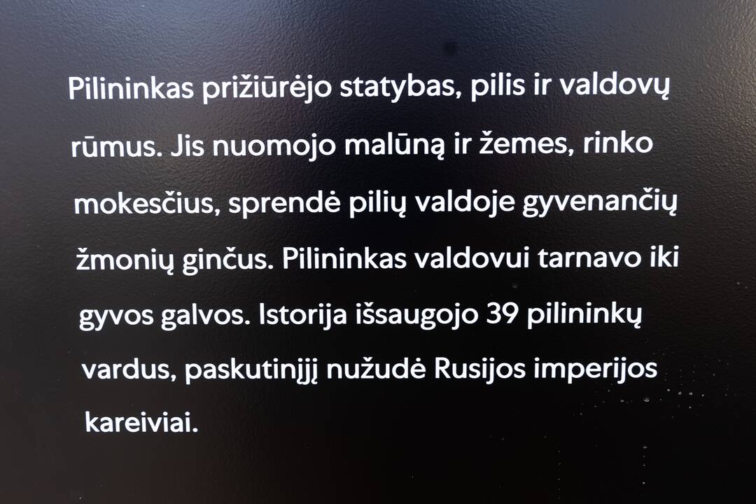  Lietuvos nacionalinis muziejus Gedimino kalno papėdėje atidarė Pilininko namą