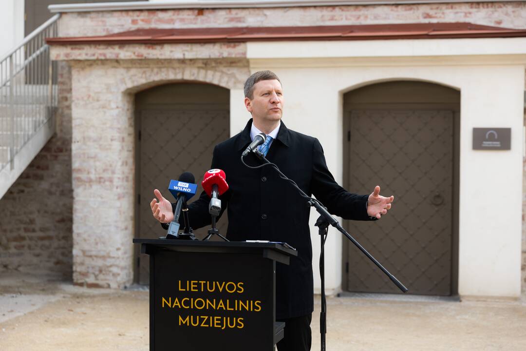  Lietuvos nacionalinis muziejus Gedimino kalno papėdėje atidarė Pilininko namą