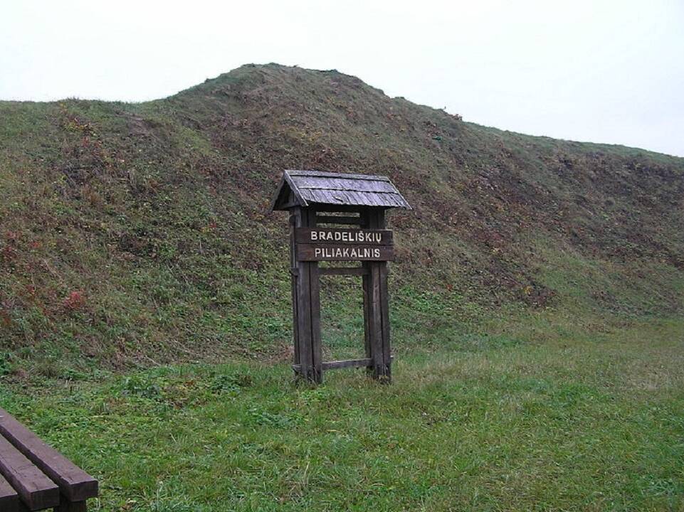 Bradeliškių piliakalnis su papiliu paskelbti valstybės saugomais