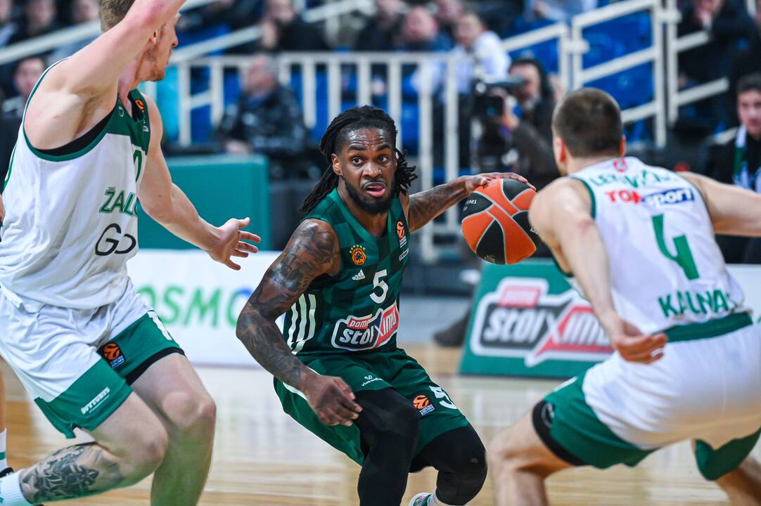 Snaiperis: L. Birutis buvo vienintelis žalgirietis, kurio visi metimai per mačą su „Panathinaikos“ buvo taiklūs.