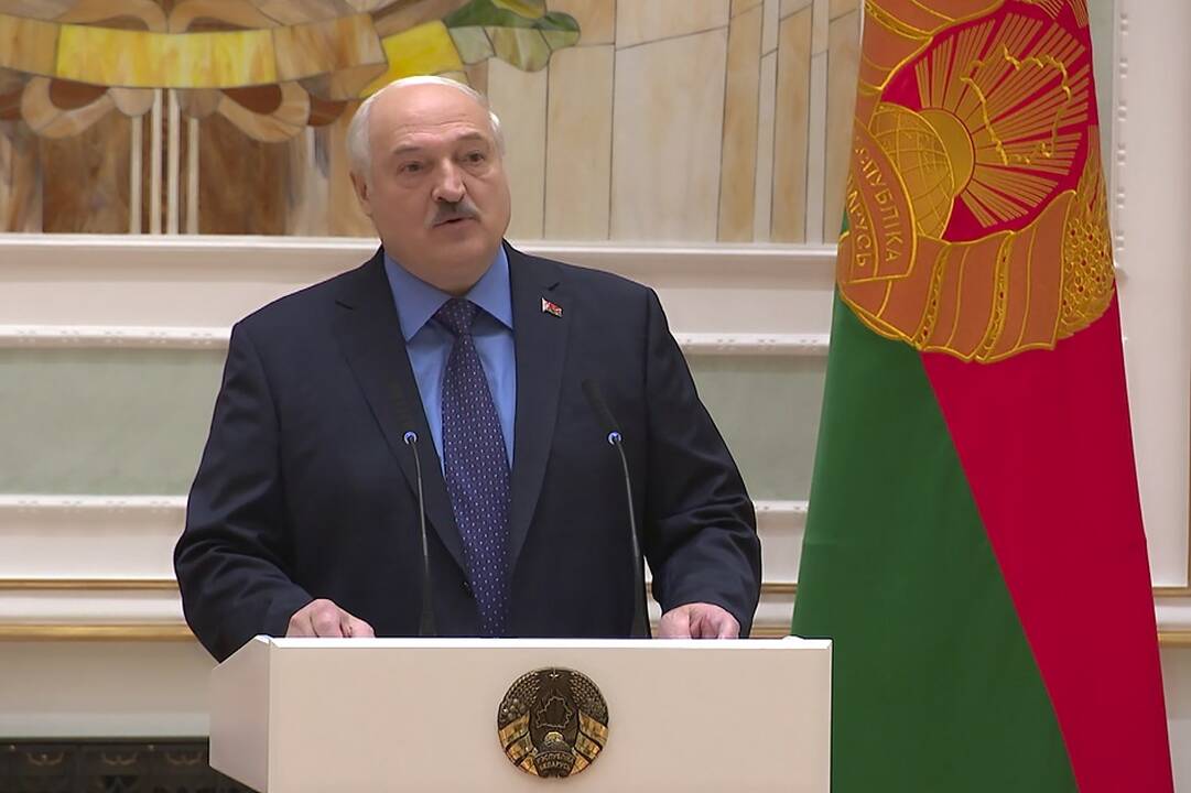 Aliaksandras Lukašenka .