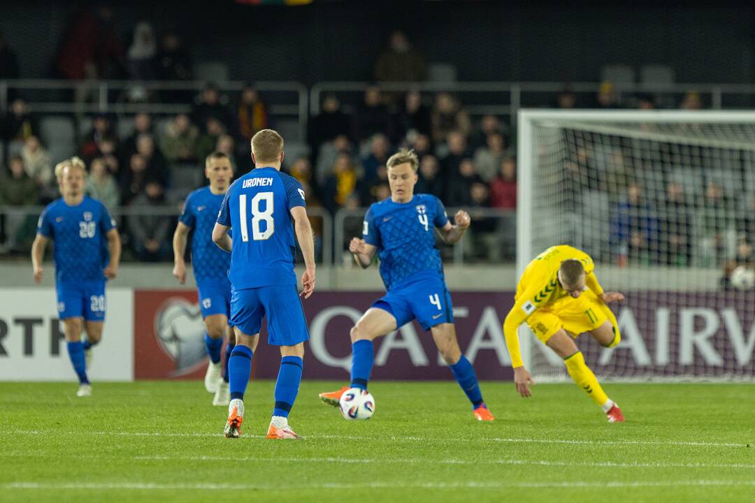 Pasaulio futbolo čempionato atranka: Lietuva – Suomija