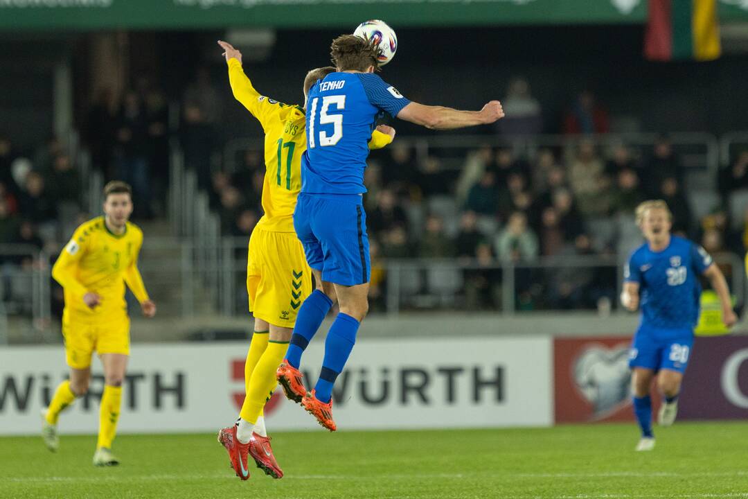 Pasaulio futbolo čempionato atranka: Lietuva – Suomija