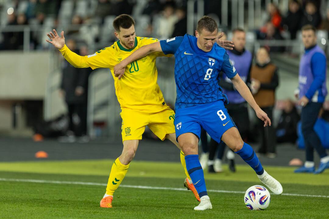 Pasaulio futbolo čempionato atranka: Lietuva – Suomija