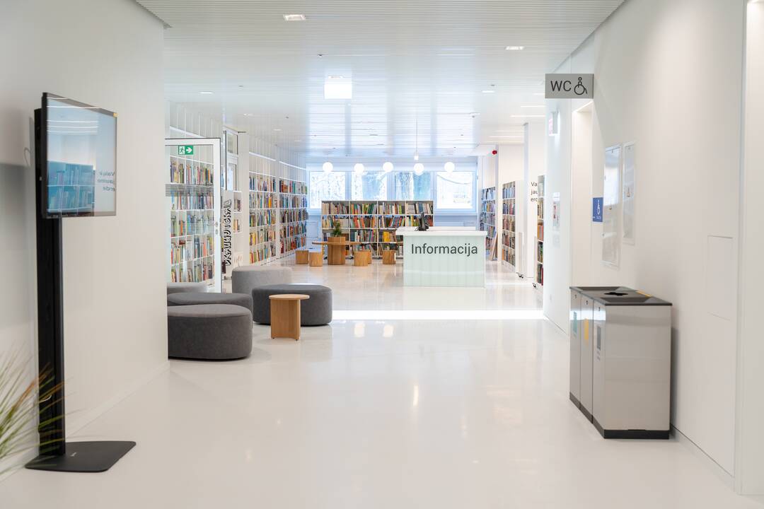 Ąžuolyno bibliotekos pristatymas