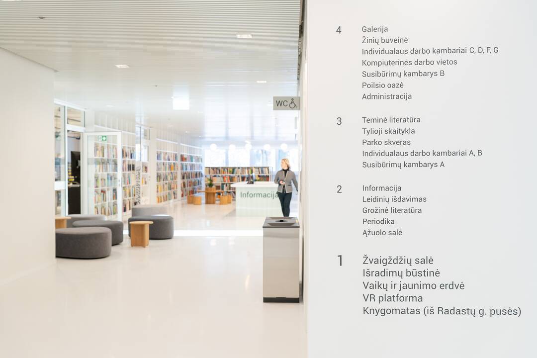 Ąžuolyno bibliotekos pristatymas