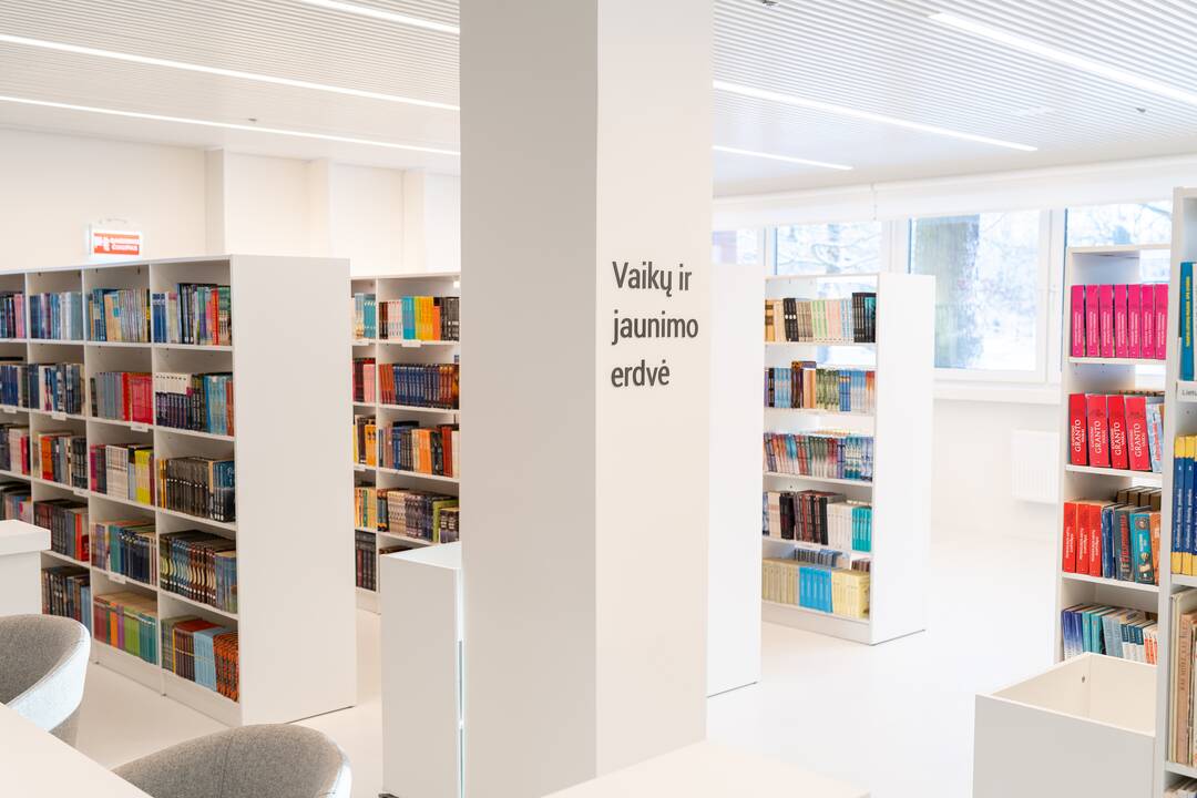 Ąžuolyno bibliotekos pristatymas