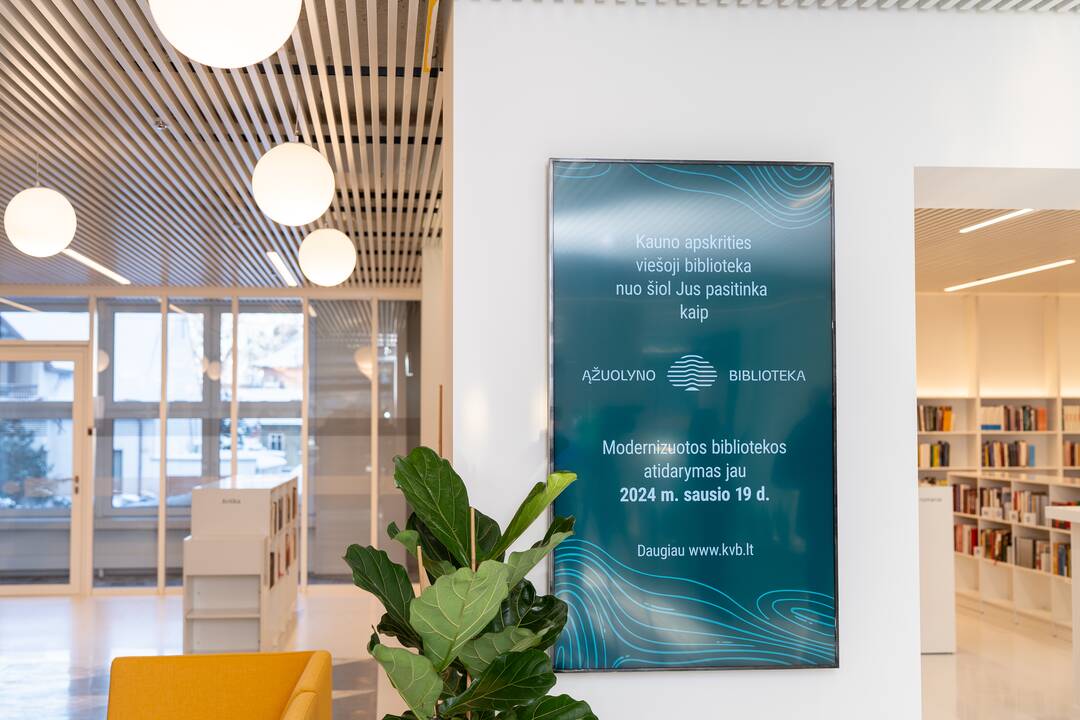 Ąžuolyno bibliotekos pristatymas