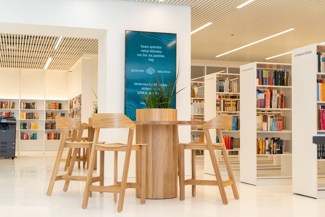 Ąžuolyno bibliotekos pristatymas